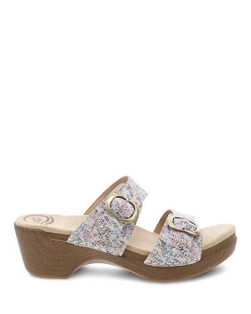 Sandales Dansko Sophie Multi Femme Blanche Multicolore | FR 514NWY